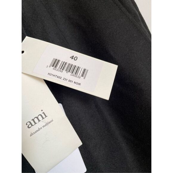 AMI PARIS Men's Turn-up Hem Wool Trousers Size 40/M - Picture 3 of 6